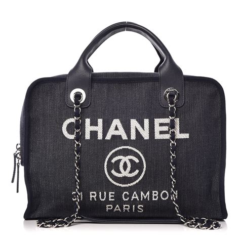 chanel vintage bowling bag purse|Chanel deauville bowling bag.